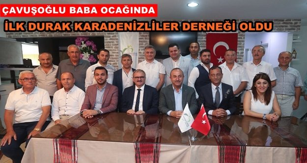 Dışişleri Bakanı Çavuşoğlu memleketi Alanya’da