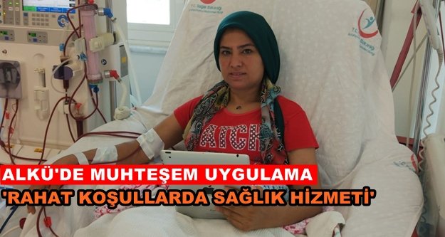 Diyaliz hastalarına internet ve tablet uygulaması