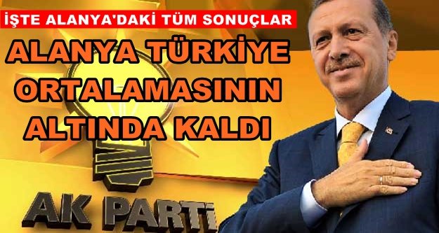 İşte tek bakışta Alanya'nın seçim sonuçları