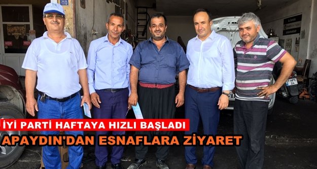 İYİ'lerin esnaf ziyareti devam ediyor