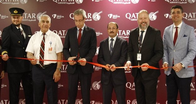 Katar’dan Antalya’ya direkt uçuşlar başladı