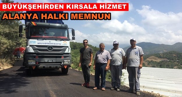 Kırsalda yol çalışmaları devam ediyor