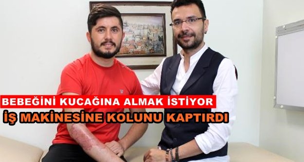 Kolundan yaralanan talihsiz adamın hayali!