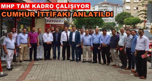 MHP esnaf ziyaretlerine devam ediyor