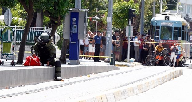 Orduevi karşısında şüpheli bebek arabası alarmı