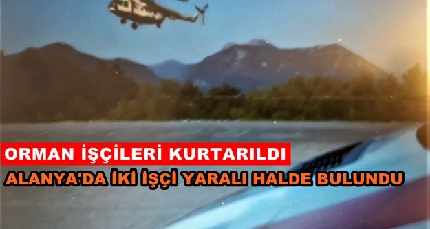 Sapadere'de helikopterli kurtarma operasyonu