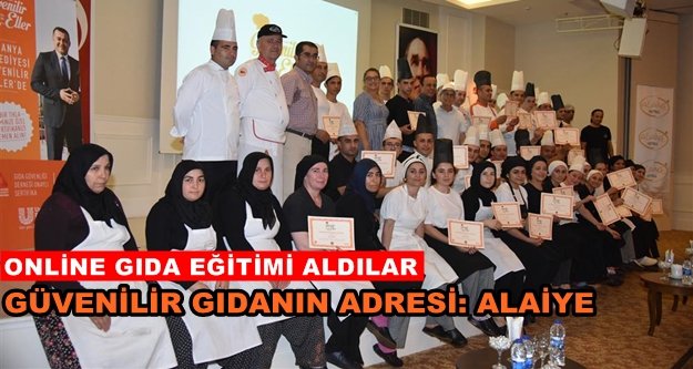 64 personele 'Güvenilir Eller' sertifikası