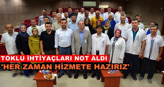 Ak Parti yönetiminden hastane ziyareti