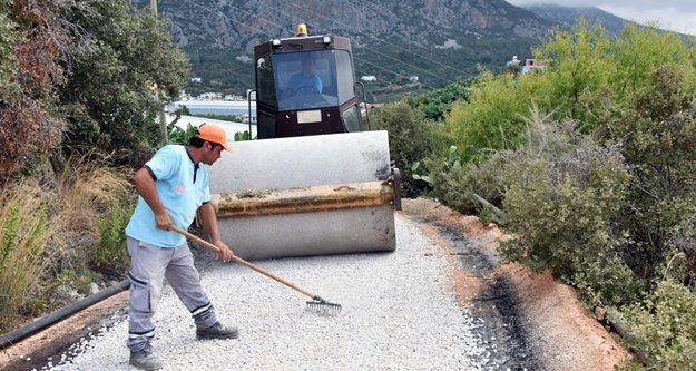 Alanya Yaylalı Mahallesi’ne 4 kilometre asfalt