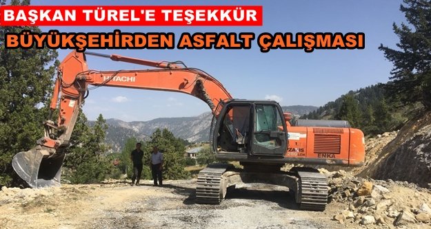 Alanya’da yayla yolları genişletiliyor