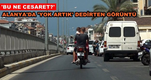 Alanya’da yürekleri ağızlara getiren görüntü