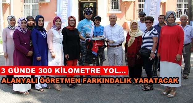 Alanya’dan Konya’ya pedal çevirecek