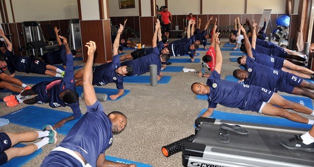 Alanyaspor dayanıklılık çalıştı