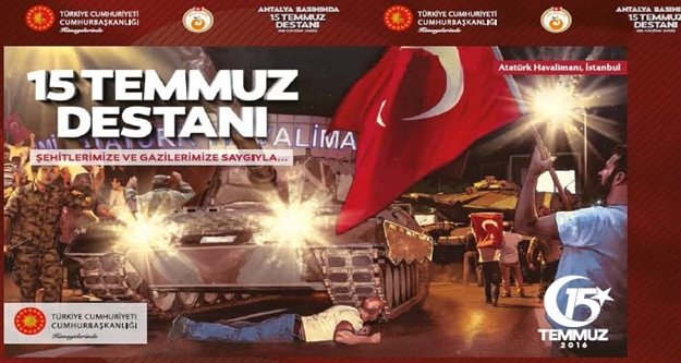 Antalya basınında 15 Temmuz Destanı