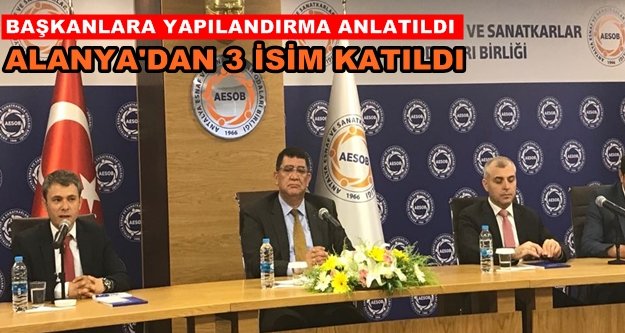 Antalya'da bilgilendirme toplantısı yapıldı