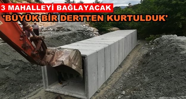 Başköy’e köprülü menfez