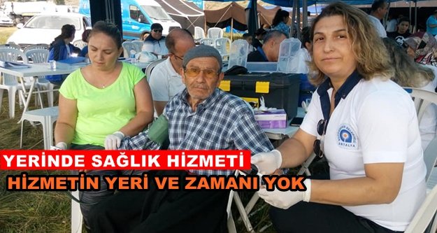 Büyükşehir'den Gökbel'de yerinde hizmet