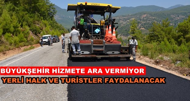 Dim Vadisi’ne kaymak gibi asfalt