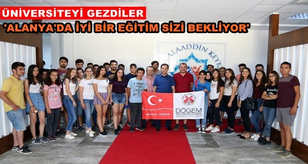 DÖGEM'li gençlerden ALKÜ'ye ziyaret