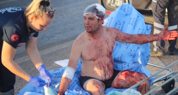 Görenler intihar teşebbüsü zannetti, gerçek alkollü şahsın yüzme keyfi çıktı