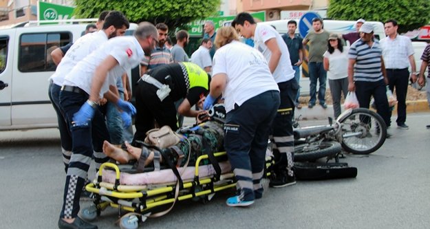 Manavgat’ta trafik kazası: 2 yaralı