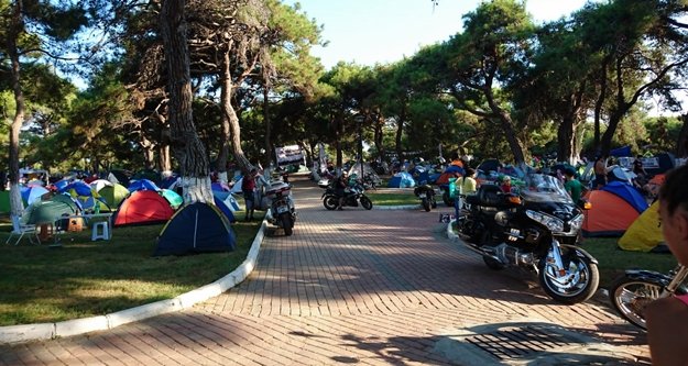 Motosiklet camiası Manavgat'a aktı