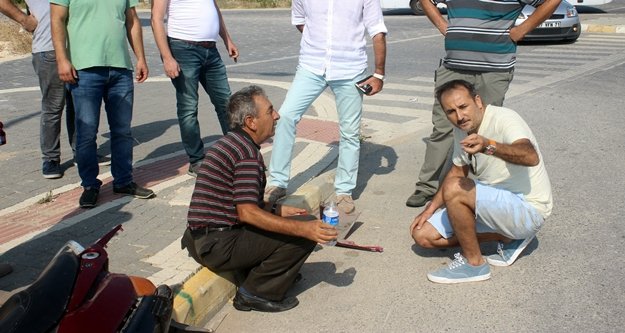 Motosikletler çarpıştı: 2 yaralı