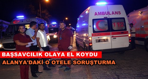 Otele zehirlenme soruşturması