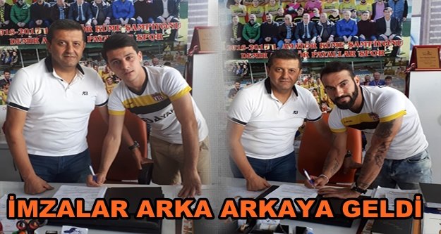 Payallarspor'da iki imza birden