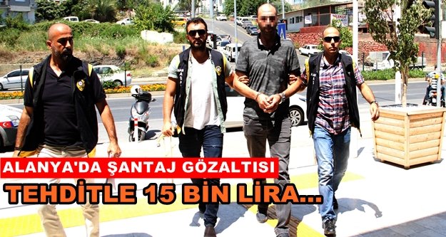 Polis seri numarası alınmış paraları verip pusuya yattı