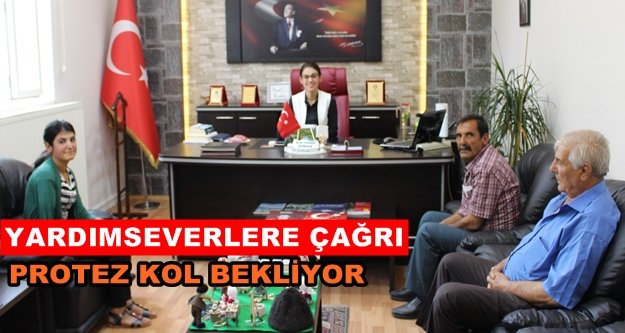 Protez kol bekleyen Fatma için kampanya