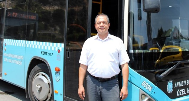 Rahatsızlanan yolcuyu belediye otobüsüyle hastaneye götürdü