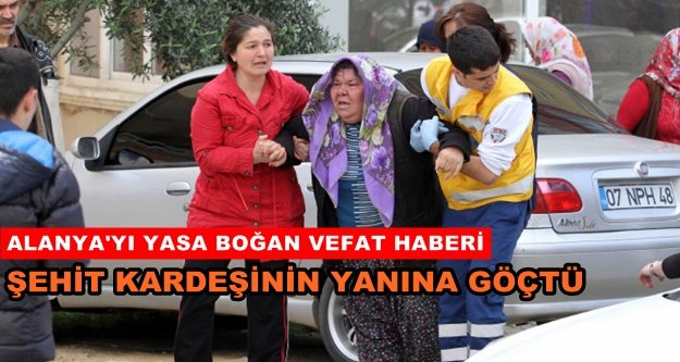 Şehidimizin ablası vefat etti