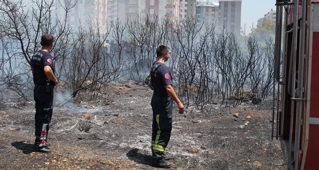 Yaralı itfaiyecinin meslek aşkı