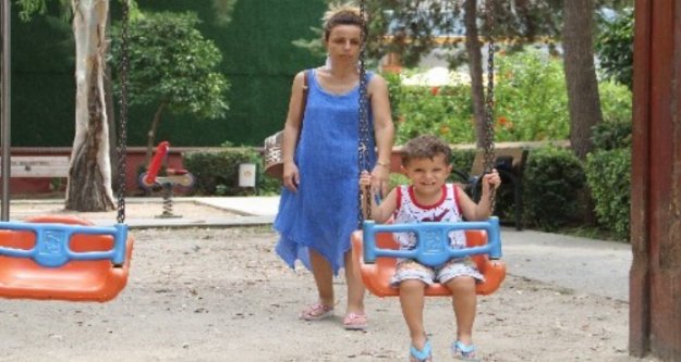 Alanya'da şehit eşine haciz şoku