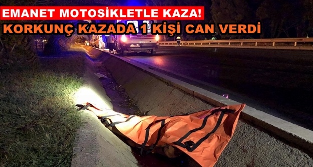Alanya'daki feci kaza! 1 ölü 1 yaralı var