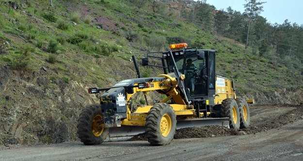 Alanya grup yolları asfalta hazırlanıyor