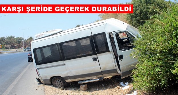 Alanya yolunda feci kaza! 1 yaralı var