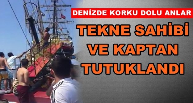 Alanya’daki tekne dehşetine 2 tutuklama