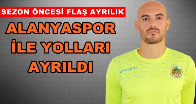 Alanyaspor'da flaş ayrılık!