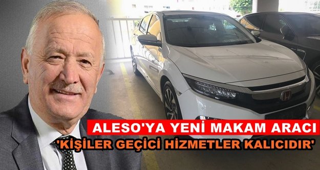ALESO'ya 100 bin TL değerinde yeni araç