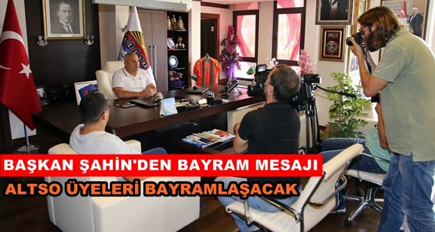 ALTSO'da bayramlaşma programı belli oldu
