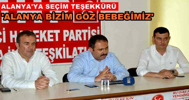 Antalya'dan MHP Alanya'ya ziyaret