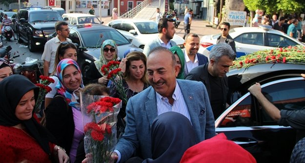 Bakan Çavuşoğlu Alanya'da konuştu: Türk milleti tehdide boyun eğmez
