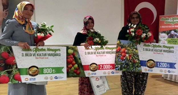 Kadın Çiftçiler Yarışması Gündoğmuş ve Kepez etabı yapıldı