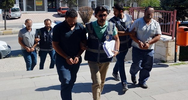 Kalıp hırsızları yakalandı