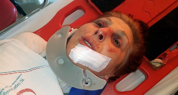 Maskeli 2 soyguncu yaşlı kadına kabusu yaşattı