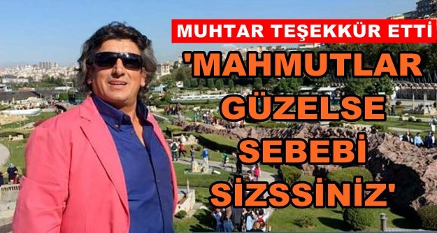 Muhtar'dan bayram teşekkürü