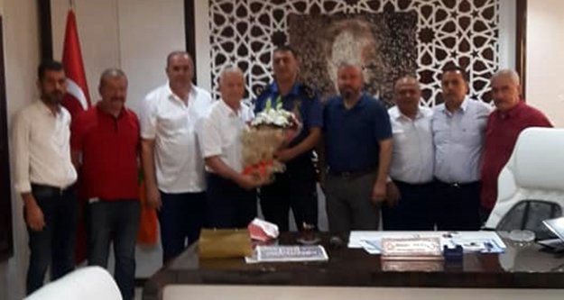 Oda başkanlarından Müdür Avcı'ya ziyaret