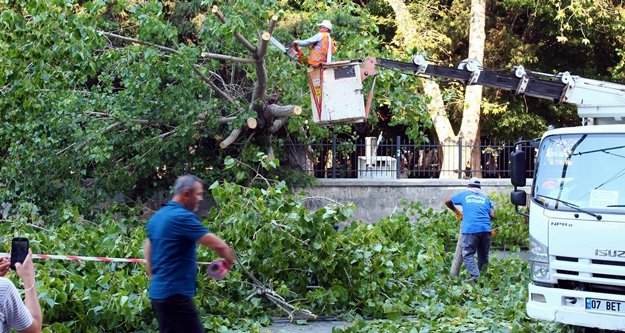 Simitçinin dikkati faciayı önledi